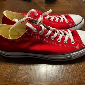 Red Low Top Converse